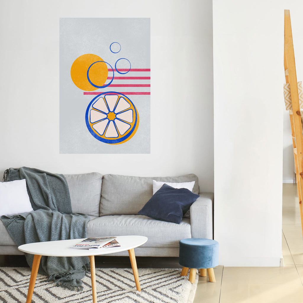 CITRUS SPARK Peel and Stick Vertical Poster