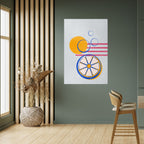 CITRUS SPARK Peel and Stick Vertical Poster