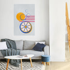 CITRUS SPARK Peel and Stick Vertical Poster