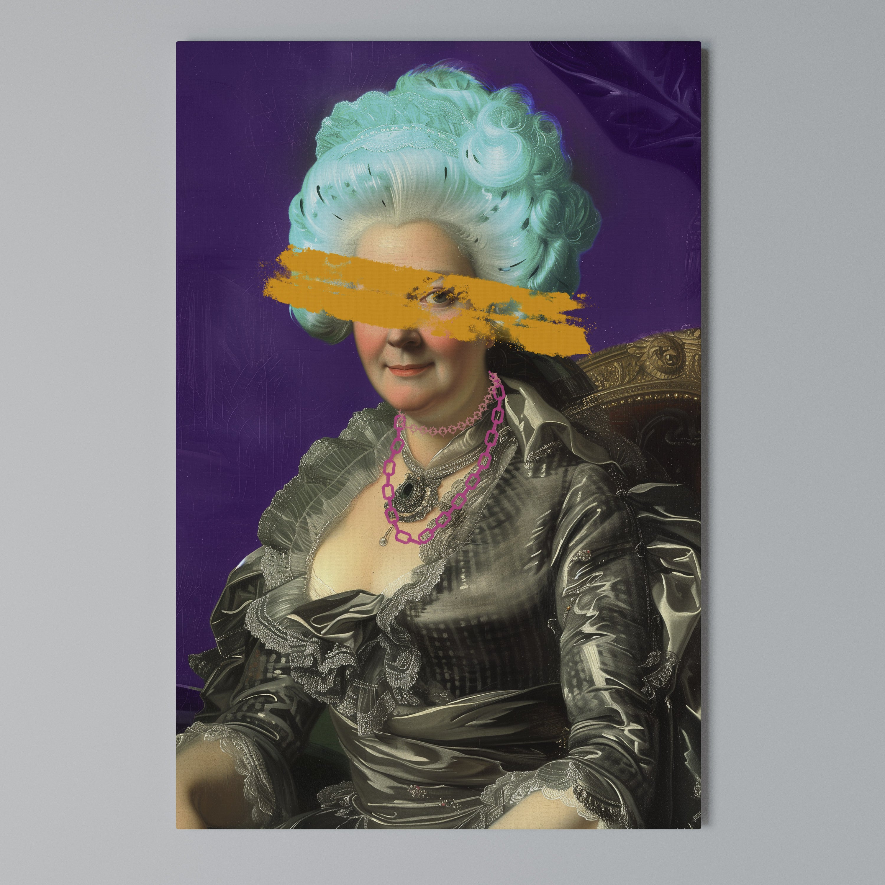 BAROQUE CHIC Vertical Canvas Print