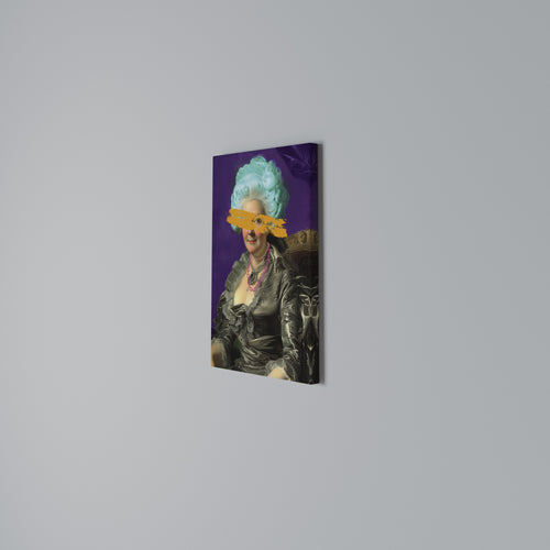 BAROQUE CHIC Quadro em tela vertical