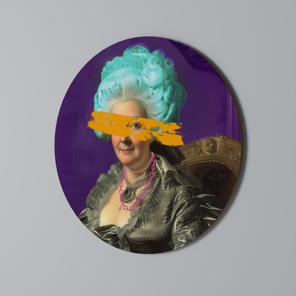 BAROQUE CHIC Round Wall Art