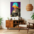 BAROQUE CHIC Peel and Stick Vertical Poster