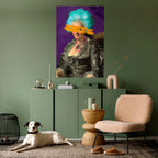 BAROQUE CHIC Peel and Stick Vertical Poster