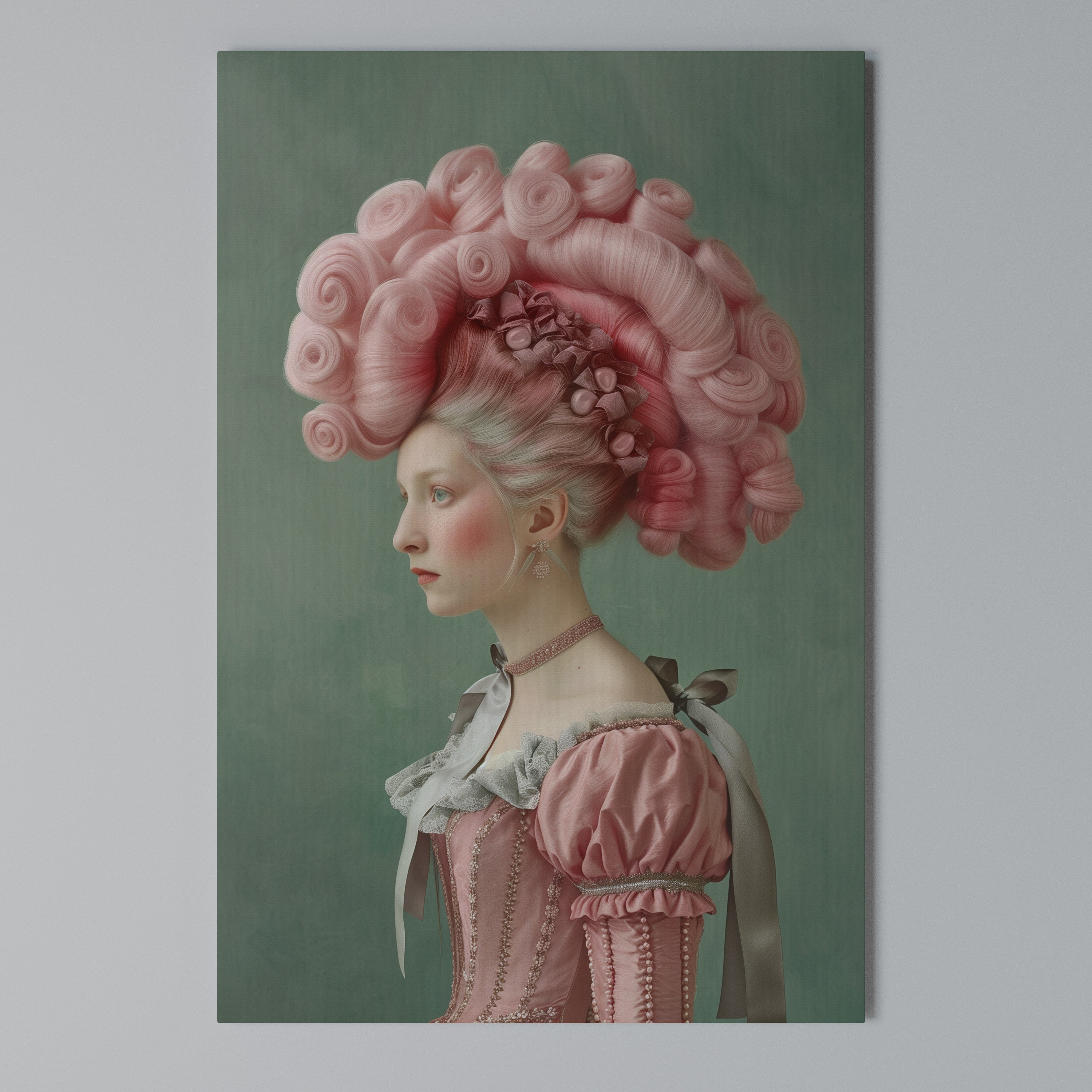 BAROQUE FUSION Vertical Canvas Print