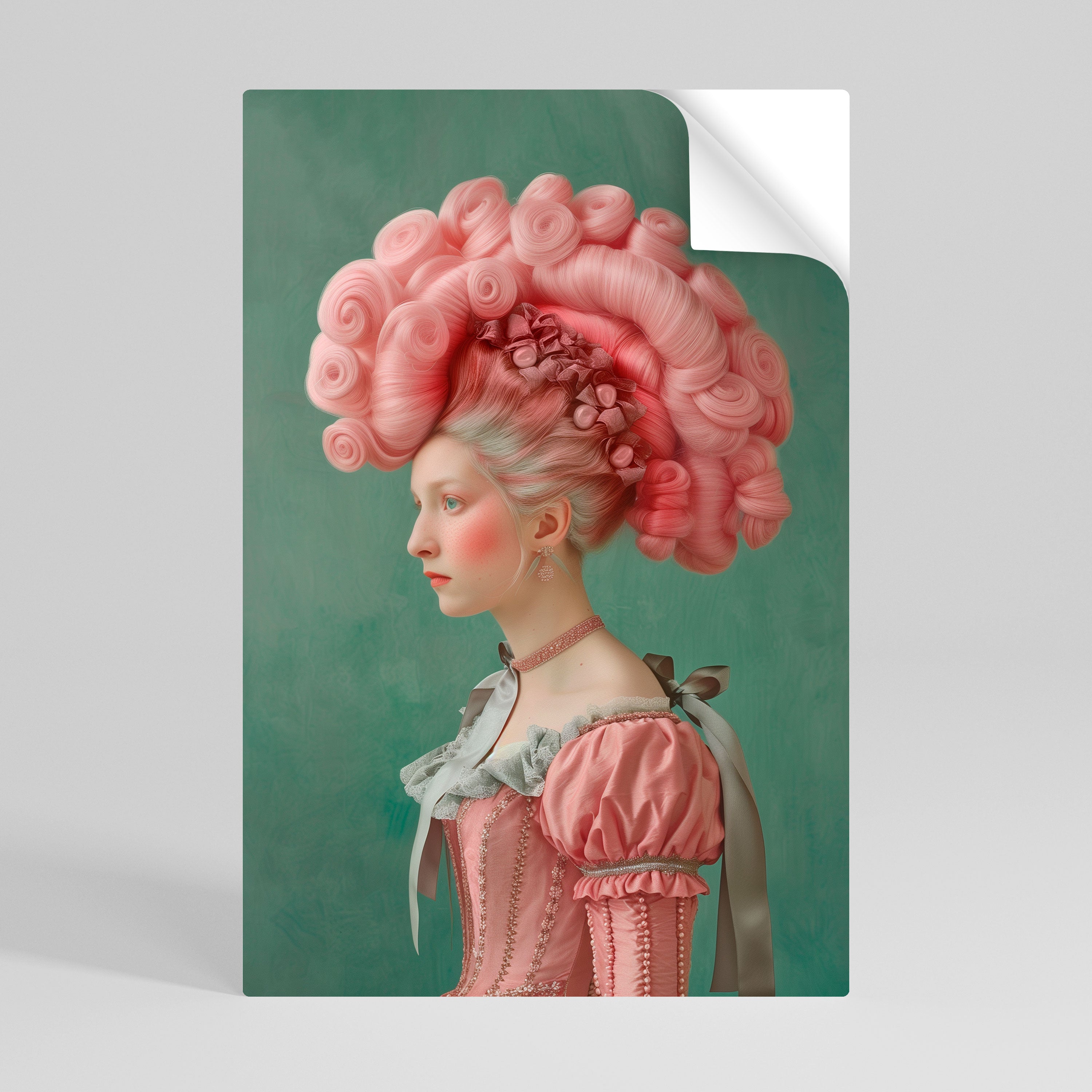 BAROQUE FUSION Póster Autocolante Vertical