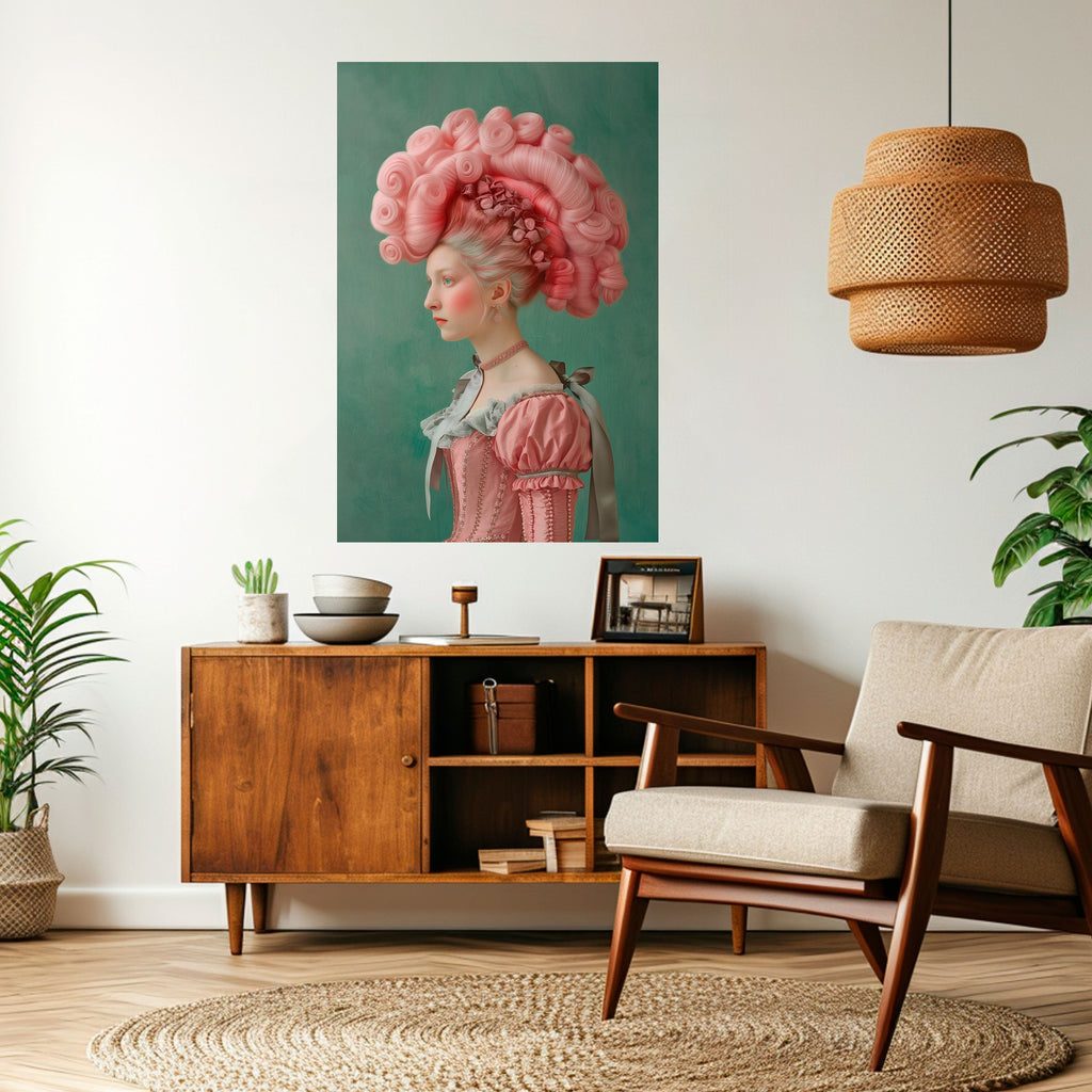 BAROQUE FUSION Peel and Stick Vertical Poster