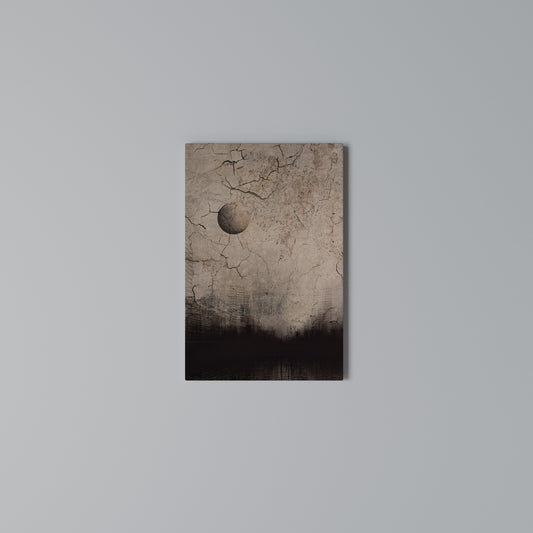 MOONBEAM THOUGHTS Quadro em tela vertical