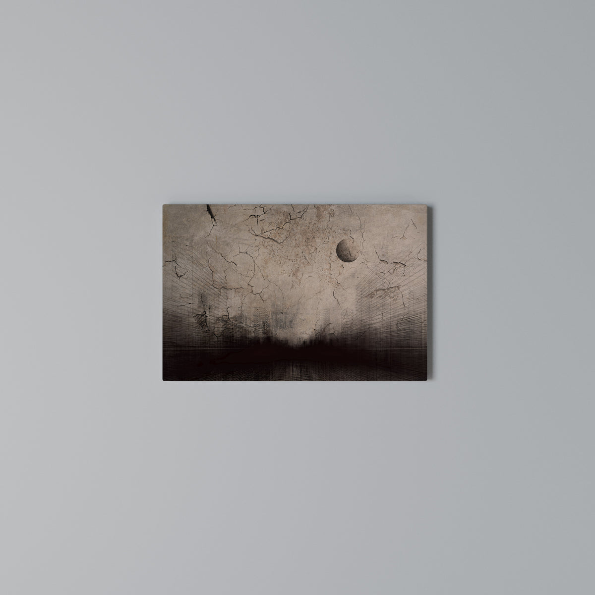 MOONBEAM THOUGHTS Horizontal Canvas Print