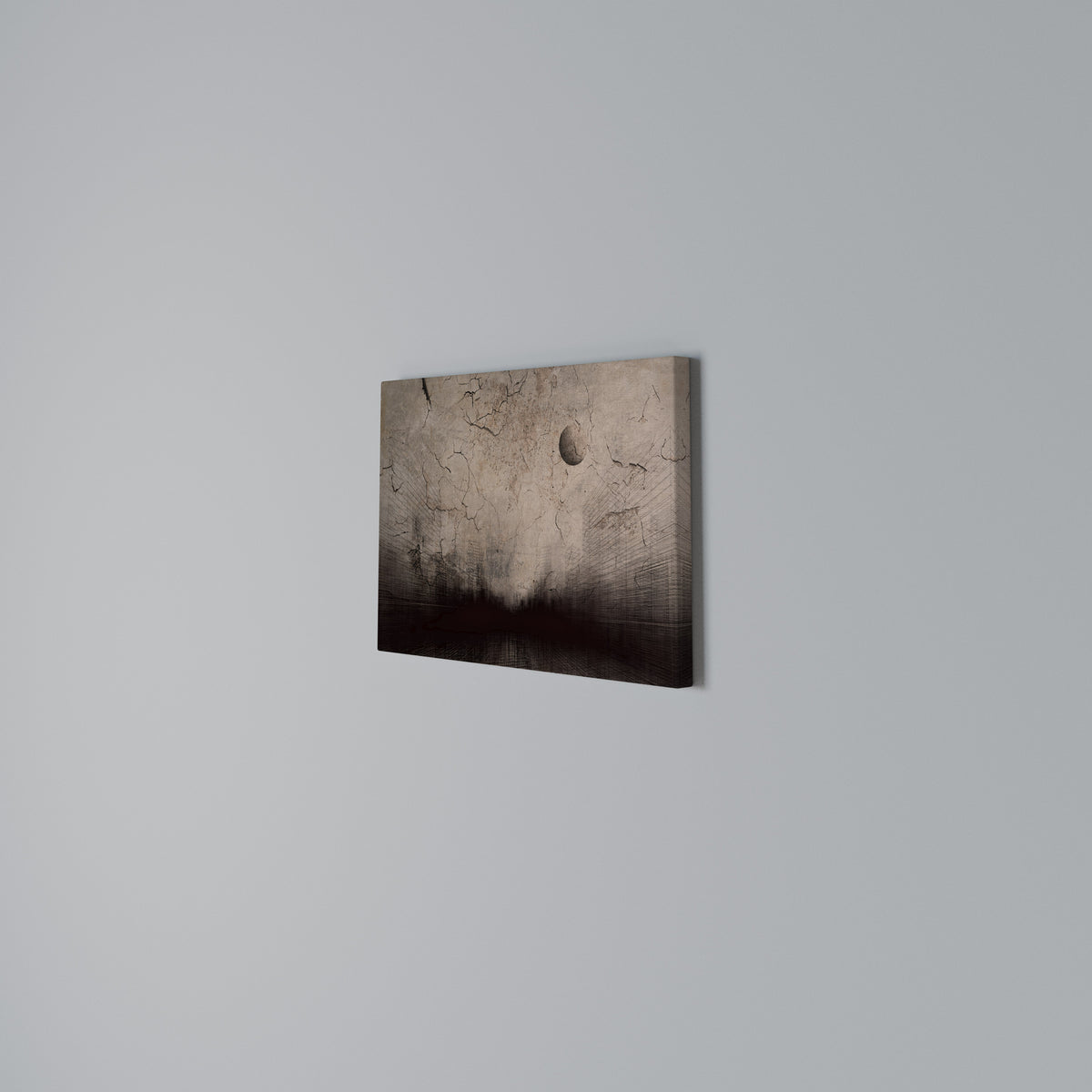 MOONBEAM THOUGHTS Horizontal Canvas Print
