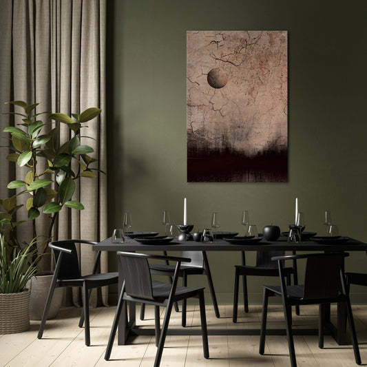 MOONBEAM THOUGHTS Quadro em tela vertical