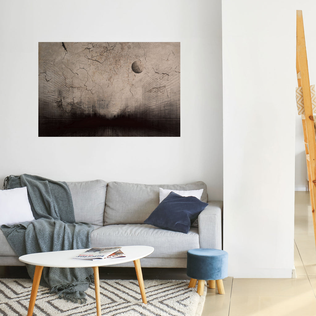 MOONBEAM THOUGHTS Poster Horizontal Autocolante