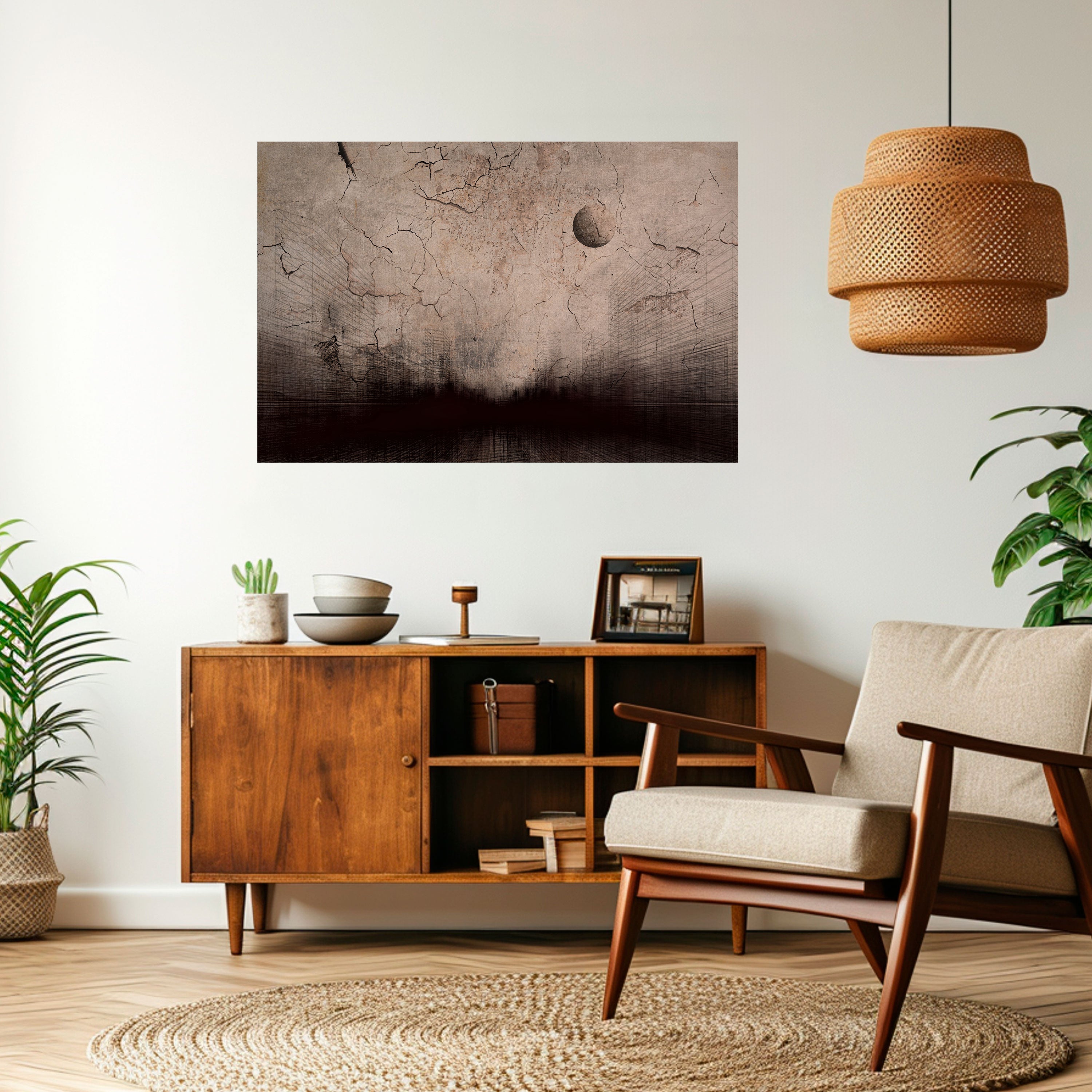 MOONBEAM THOUGHTS Poster Horizontal Autocolante