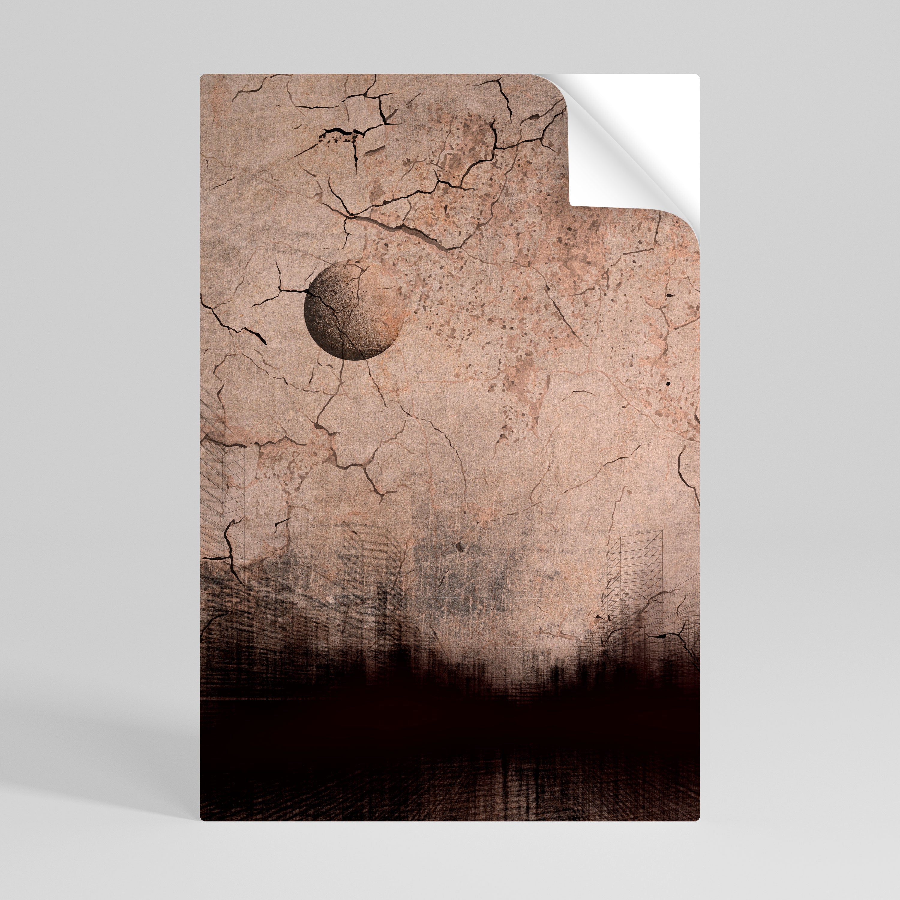 MOONBEAM THOUGHTS Póster Autocolante Vertical