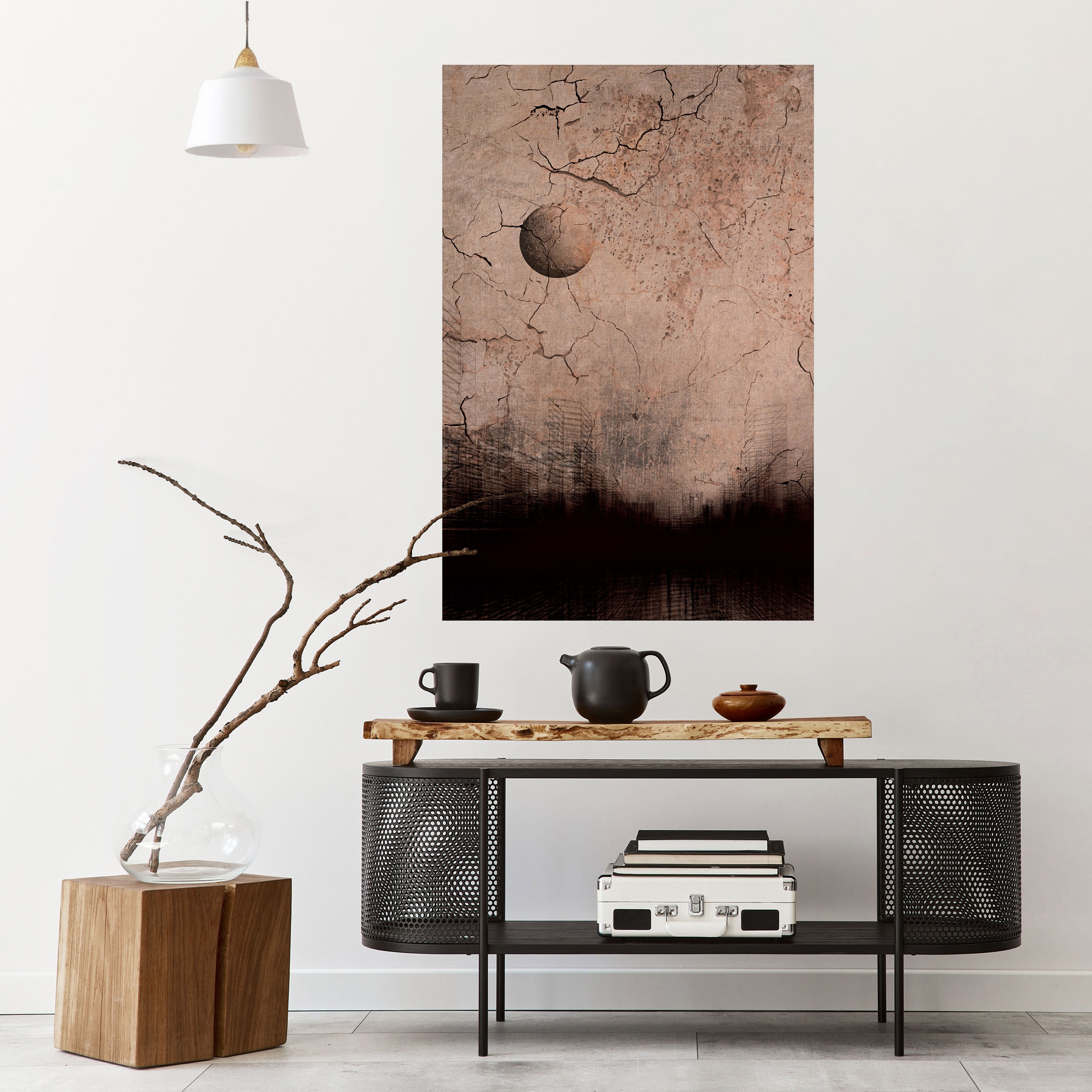 MOONBEAM THOUGHTS Peel and Stick Vertical Poster