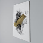 GILDED BLINDNESS Vertical Canvas Print