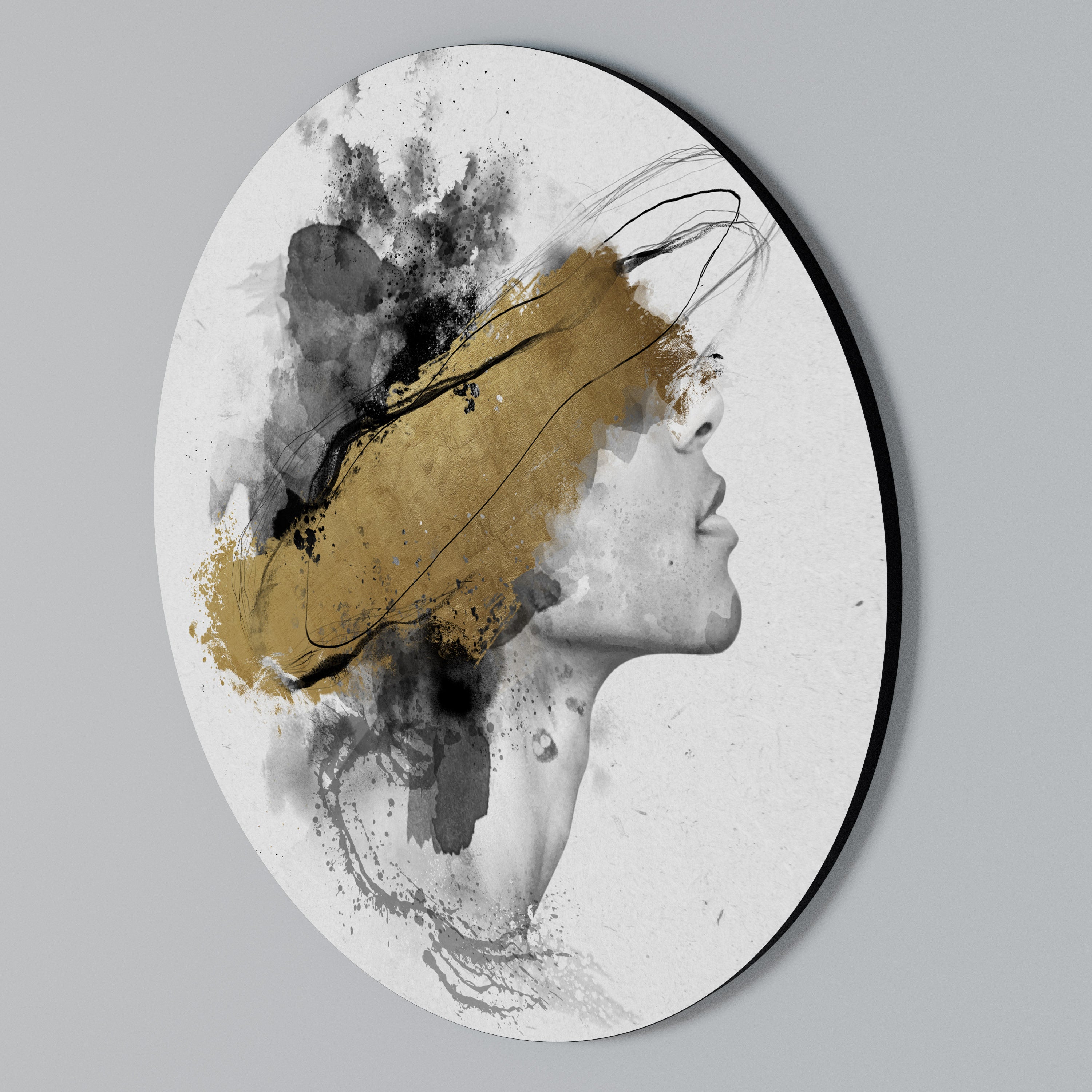 GILDED BLINDNESS Arte de Parede Redonda