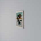 INKWELL TURQOISE Quadro em tela vertical
