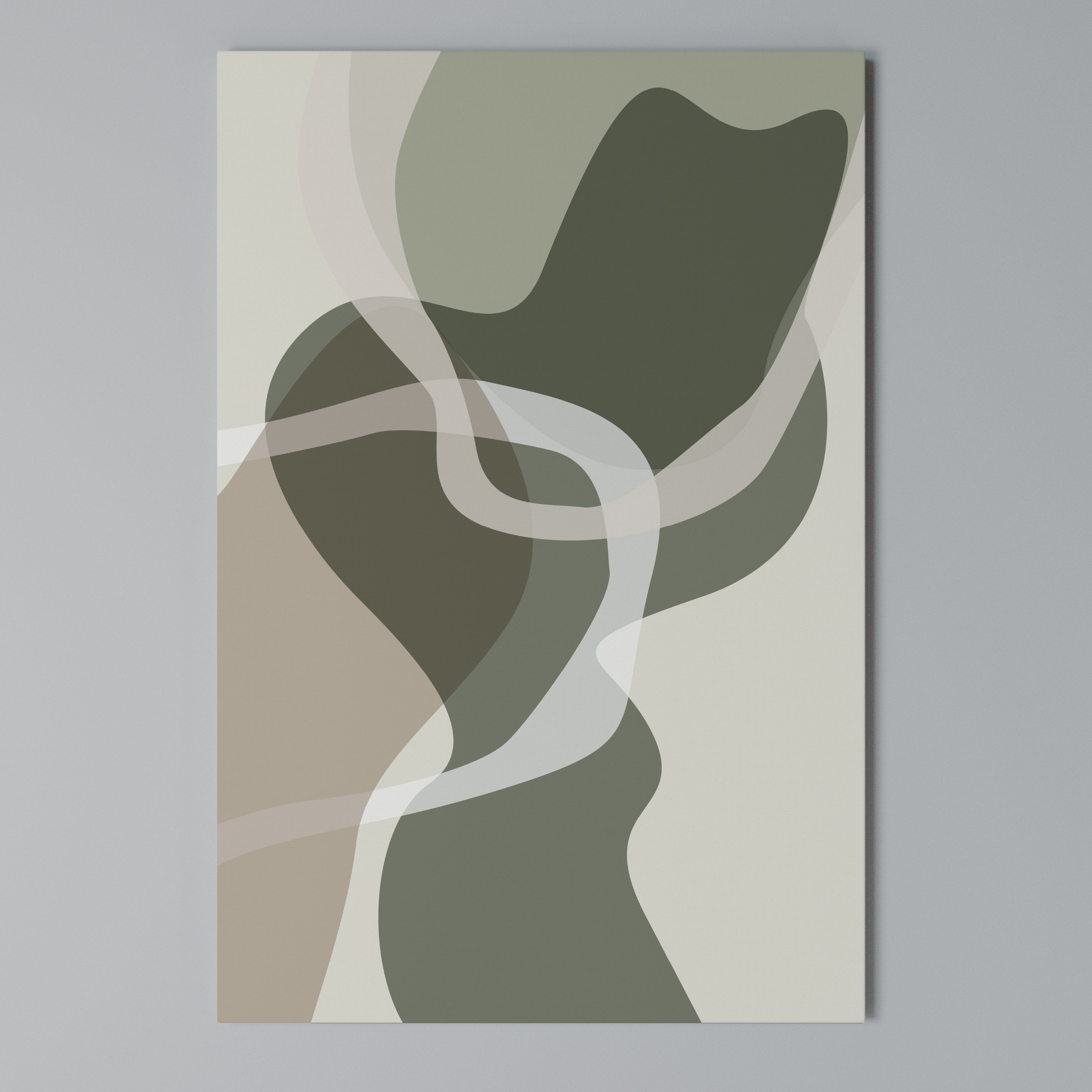 ART OF GREEN Vertical Canvas Print