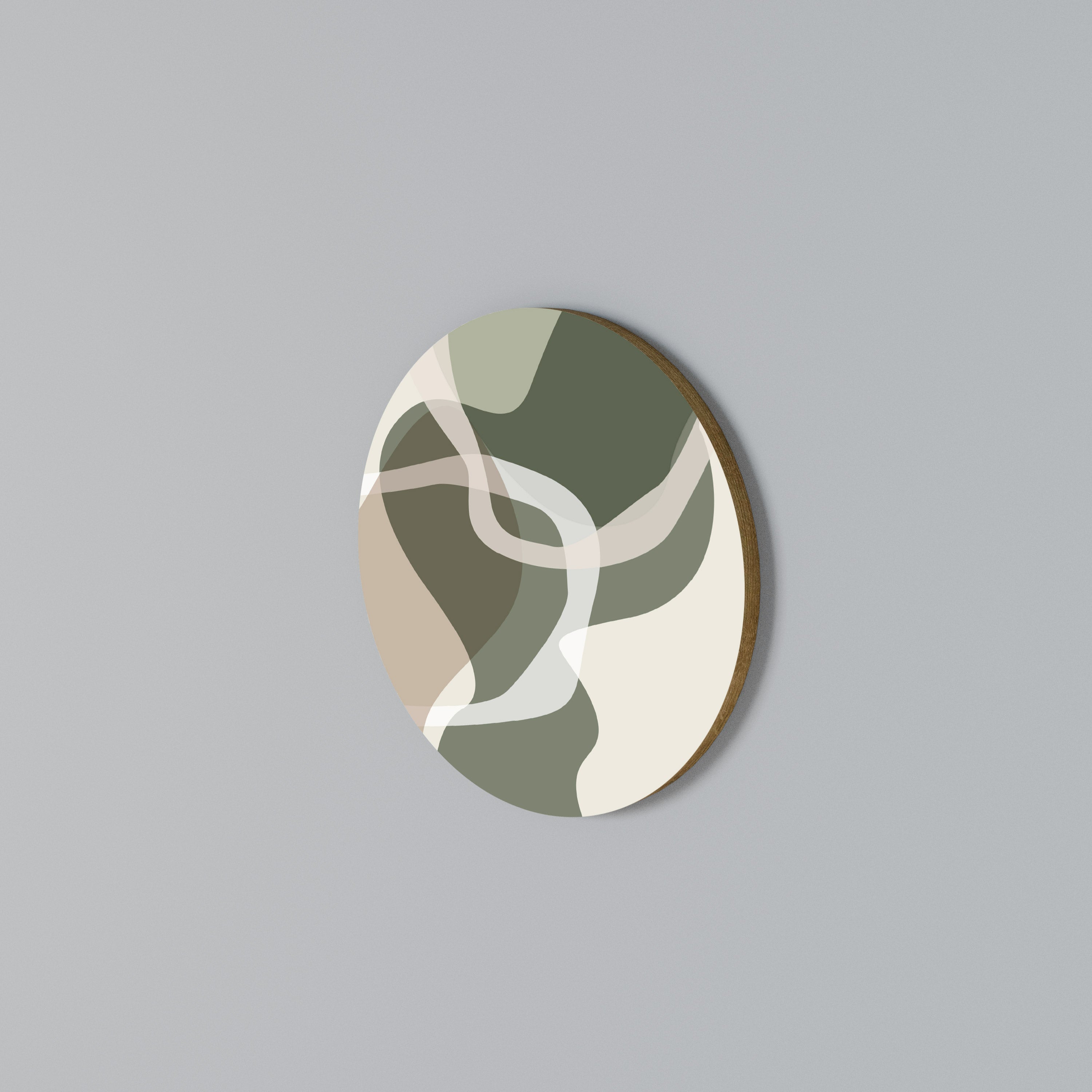 ART OF GREEN Arte de Parede Redonda