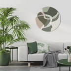 ART OF GREEN Quadro Redondo Decorativo