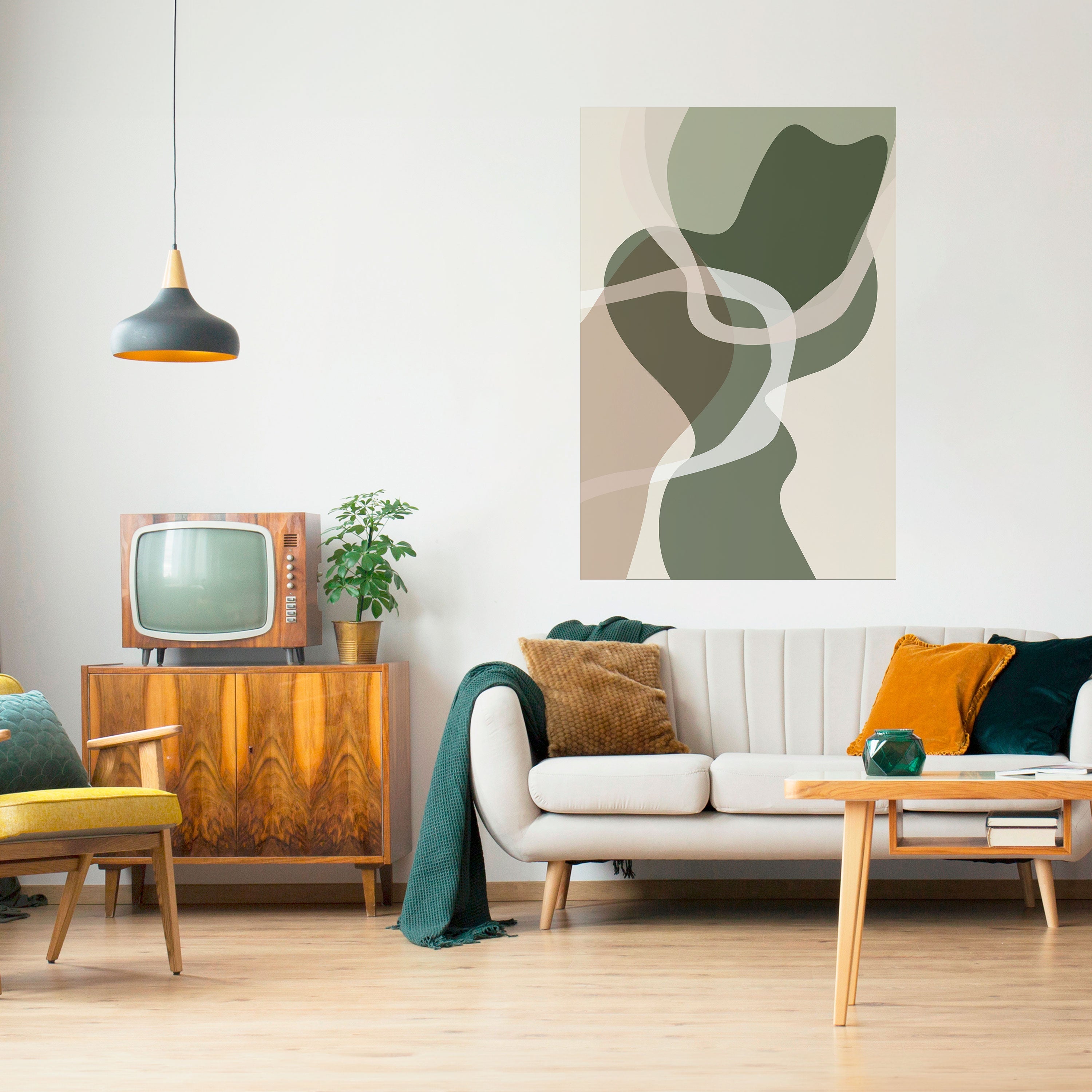 ART OF GREEN Poster Vertical Autocolante