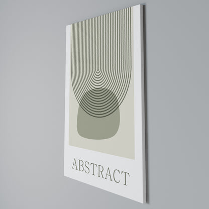 GREEN ABSTRACT Quadro em tela vertical