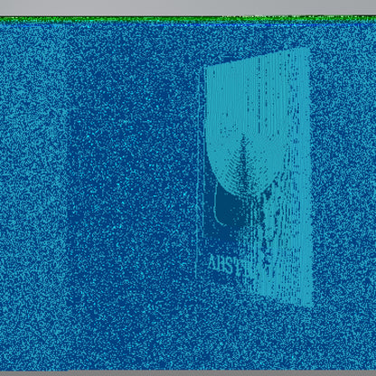 GREEN ABSTRACT Quadro em tela vertical