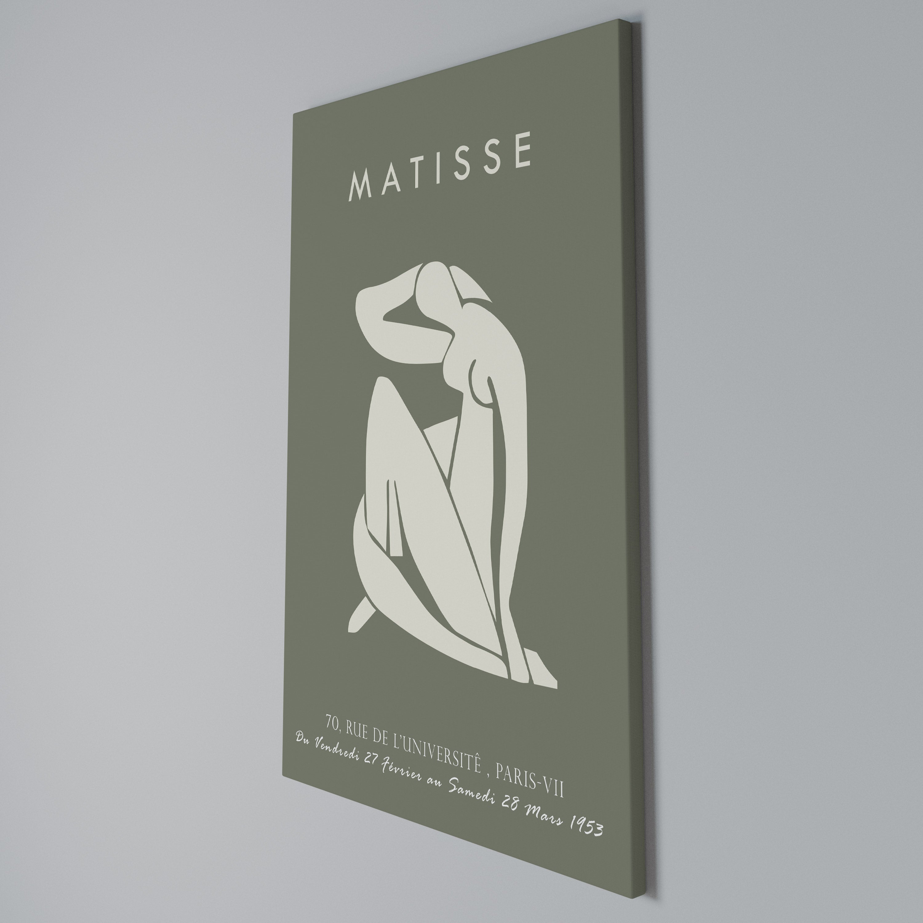 MATISSE NUDES Vertical Canvas Print