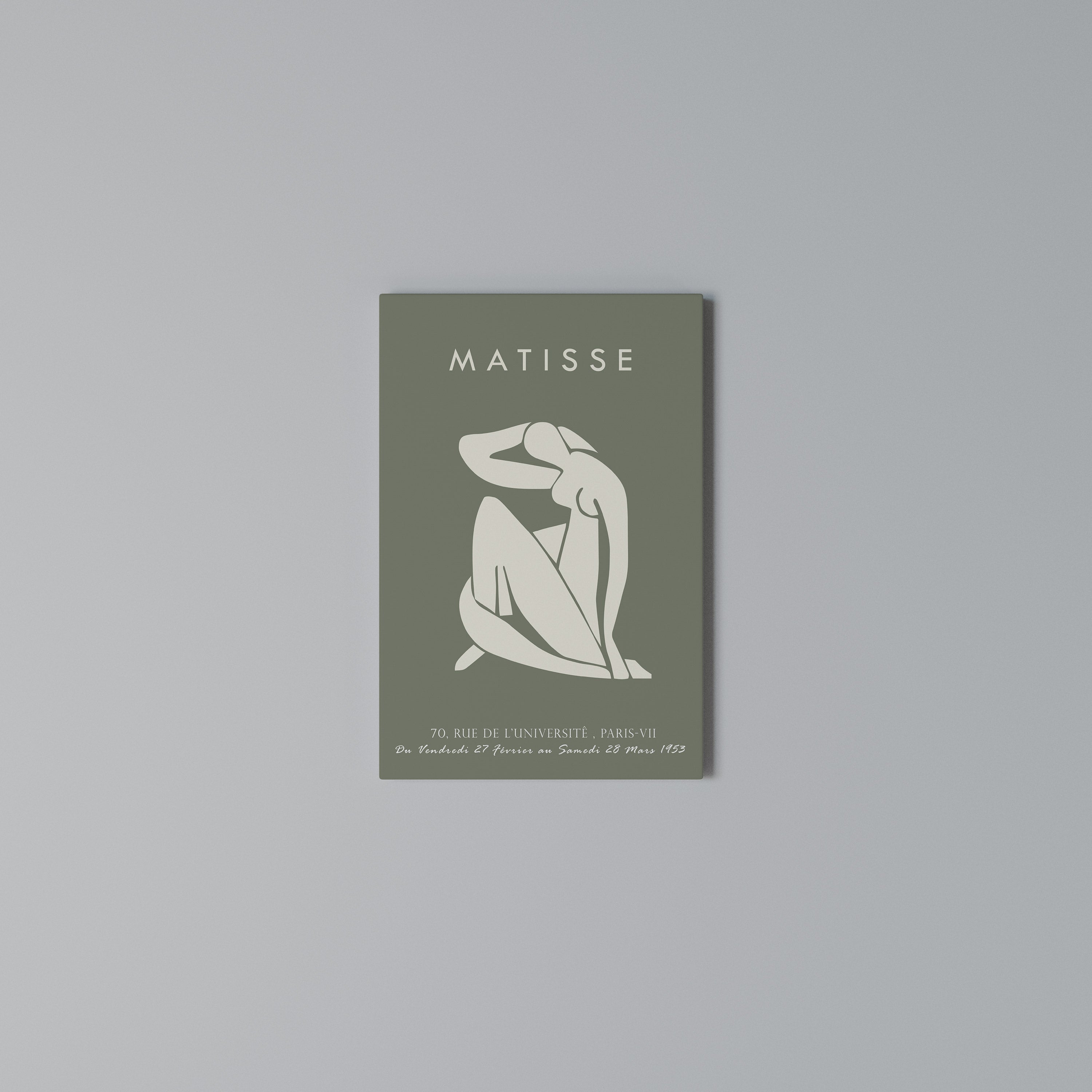 MATISSE NUDES Vertical Canvas Print