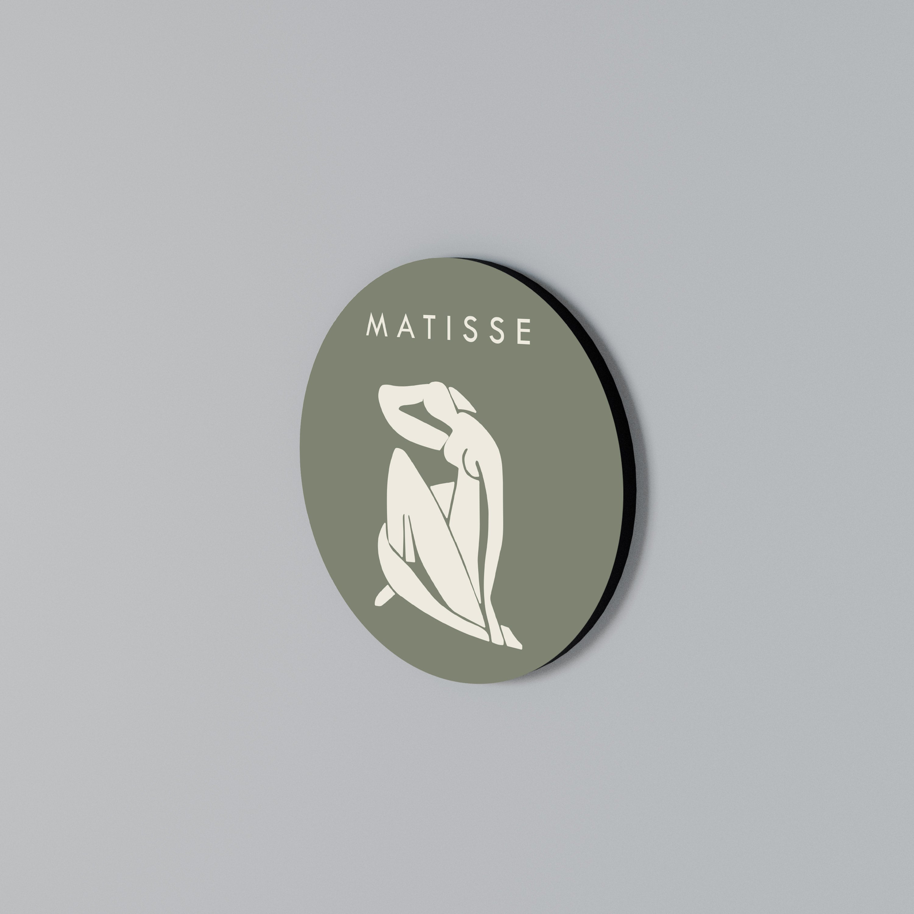 MATISSE NUDES Arte de Parede Redonda