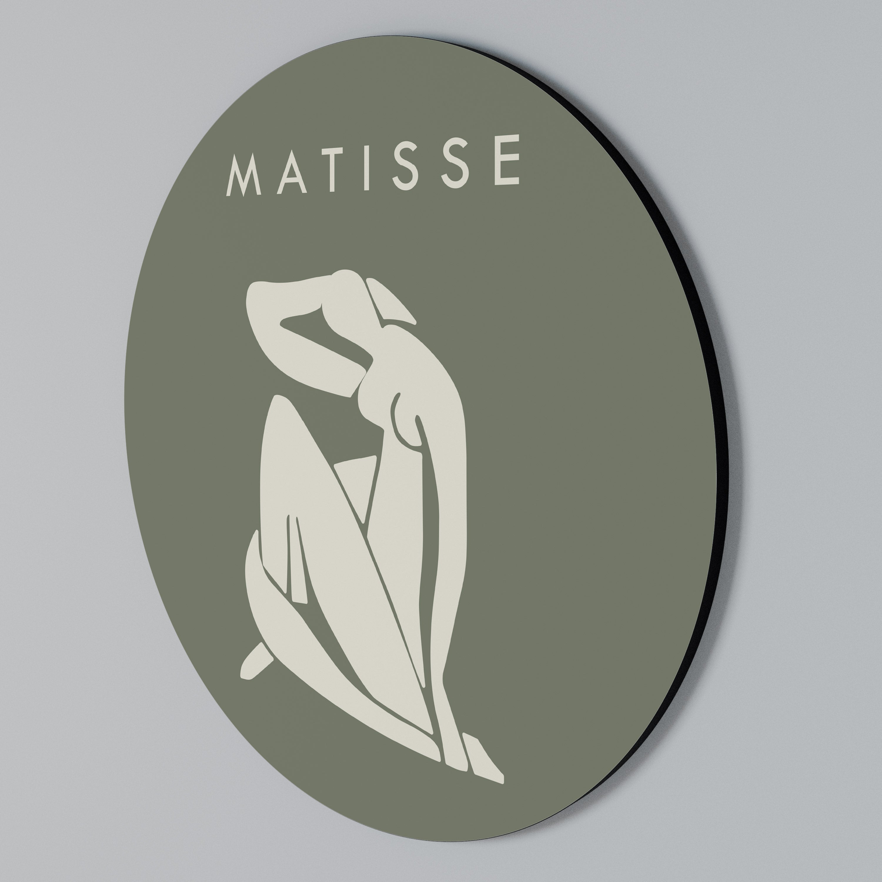MATISSE NUDES Arte de Parede Redonda