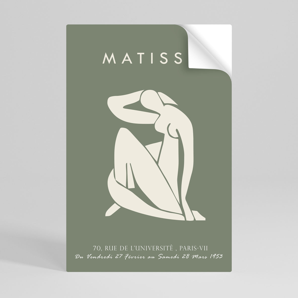 MATISSE NUDES Peel and Stick Vertical Poster