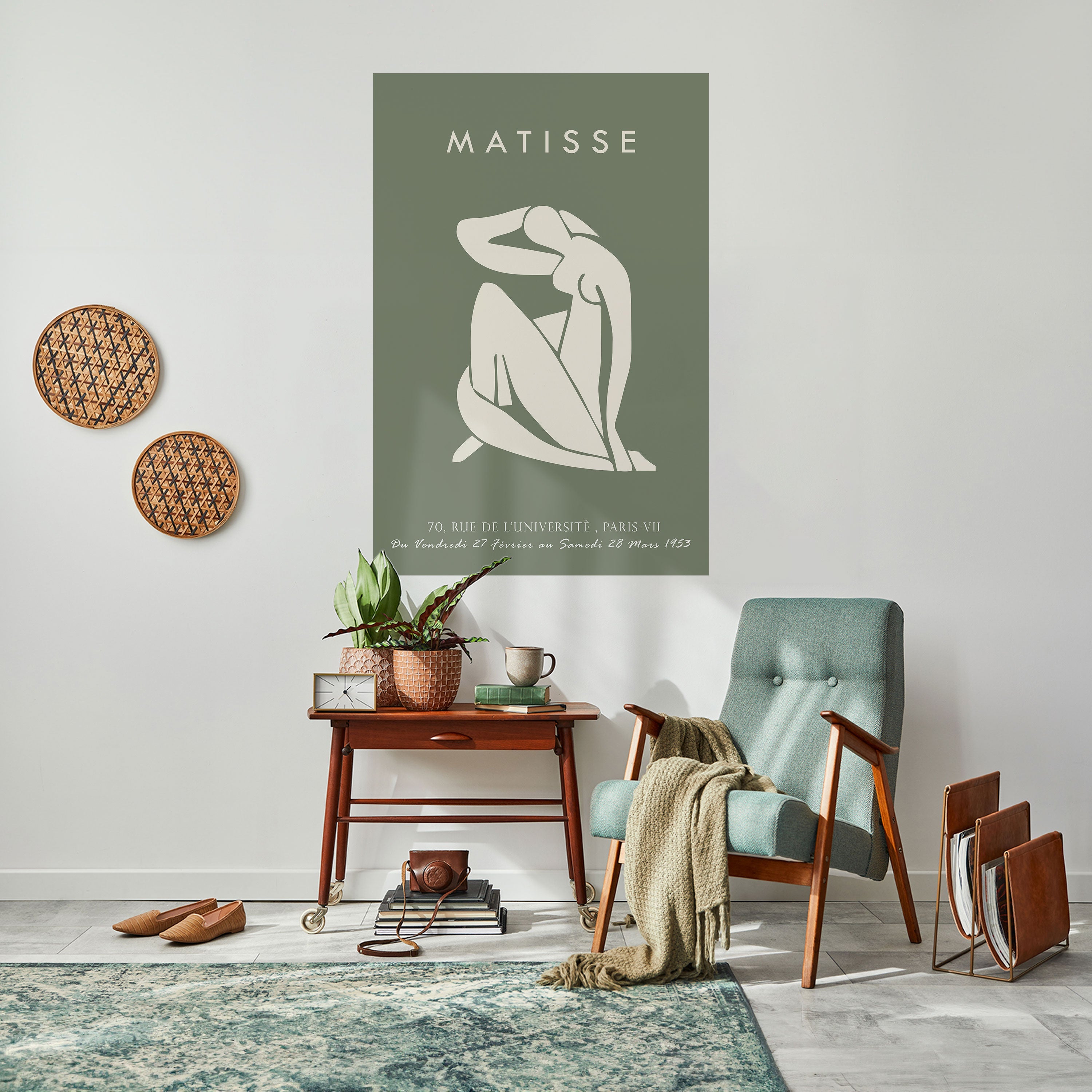 MATISSE NUDES Peel and Stick Vertical Poster