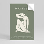 MATISSE NUDES Peel and Stick Vertical Poster