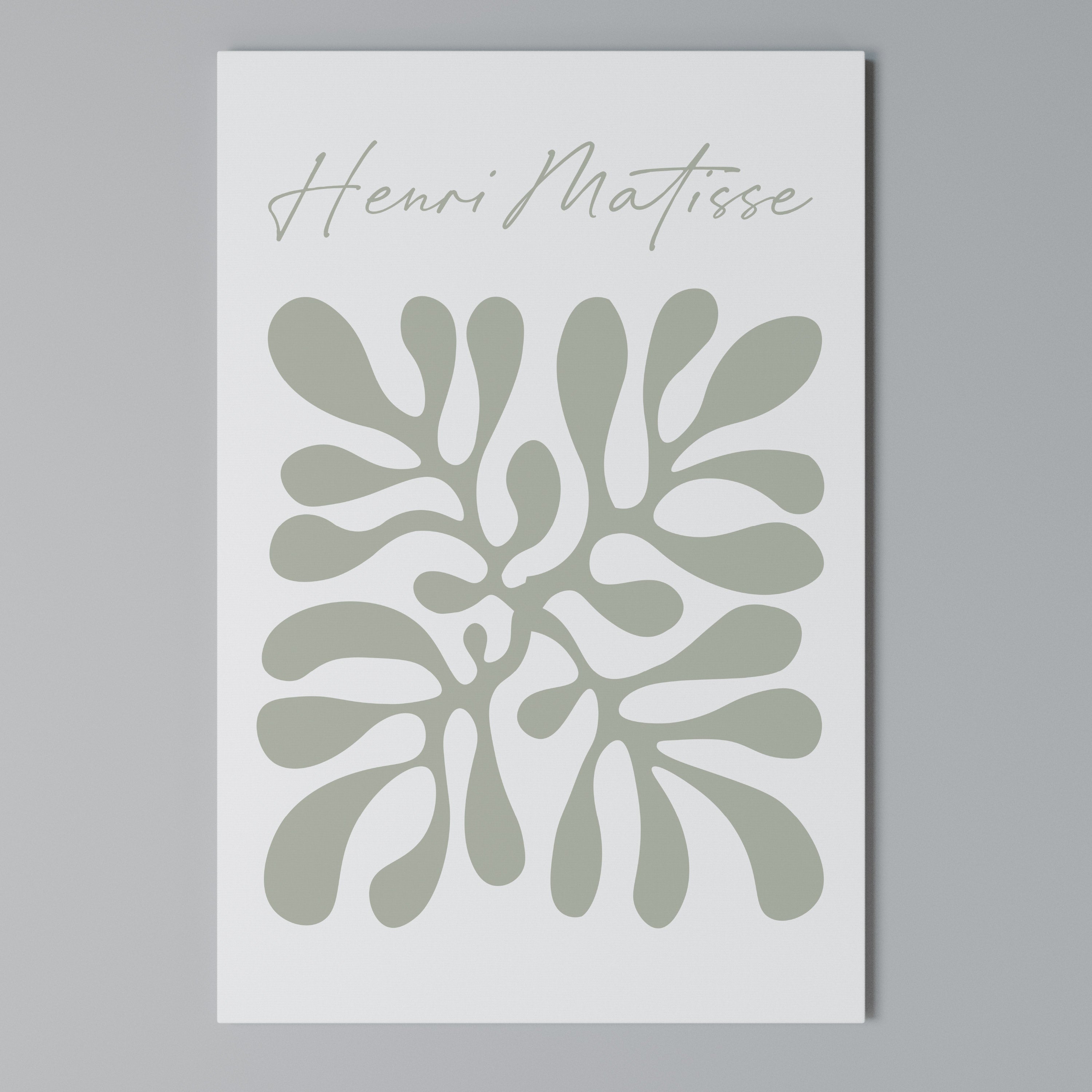 SHAPE OF MATISSE Vertical Canvas Print