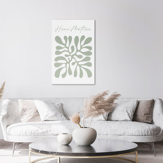 SHAPE OF MATISSE Quadro em tela vertical