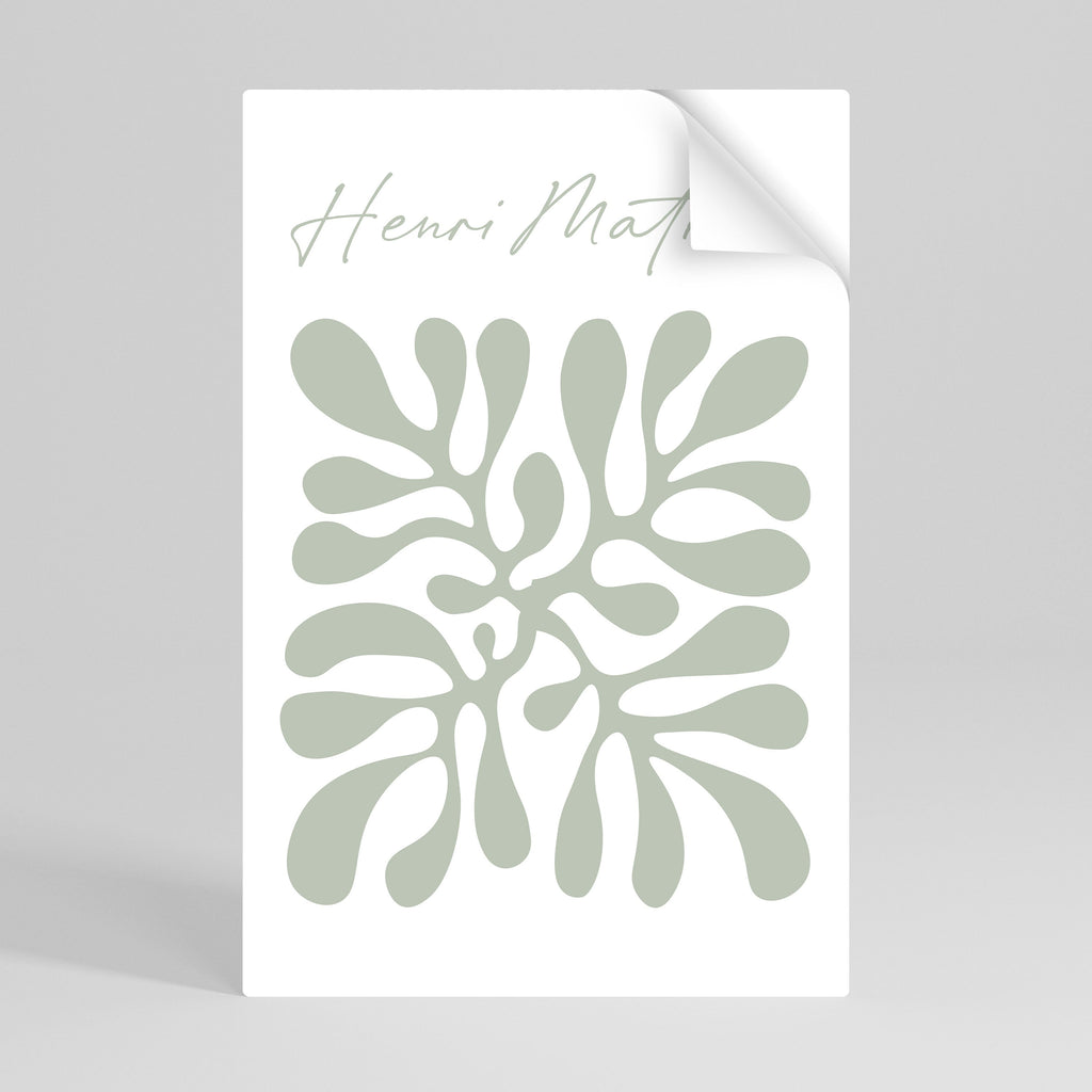 SHAPE OF MATISSE Peel and Stick Vertical Poster