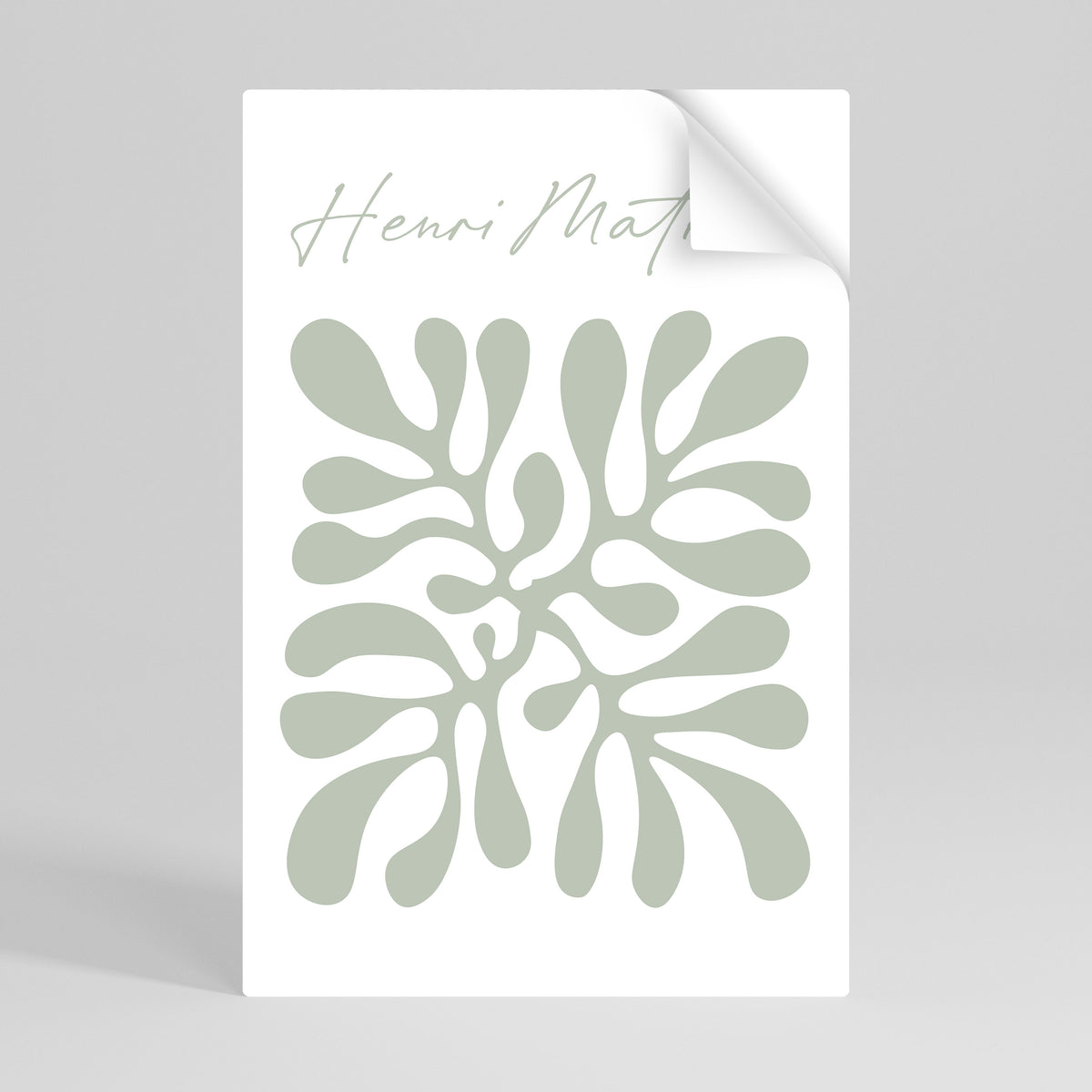 SHAPE OF MATISSE Peel and Stick Vertical Poster