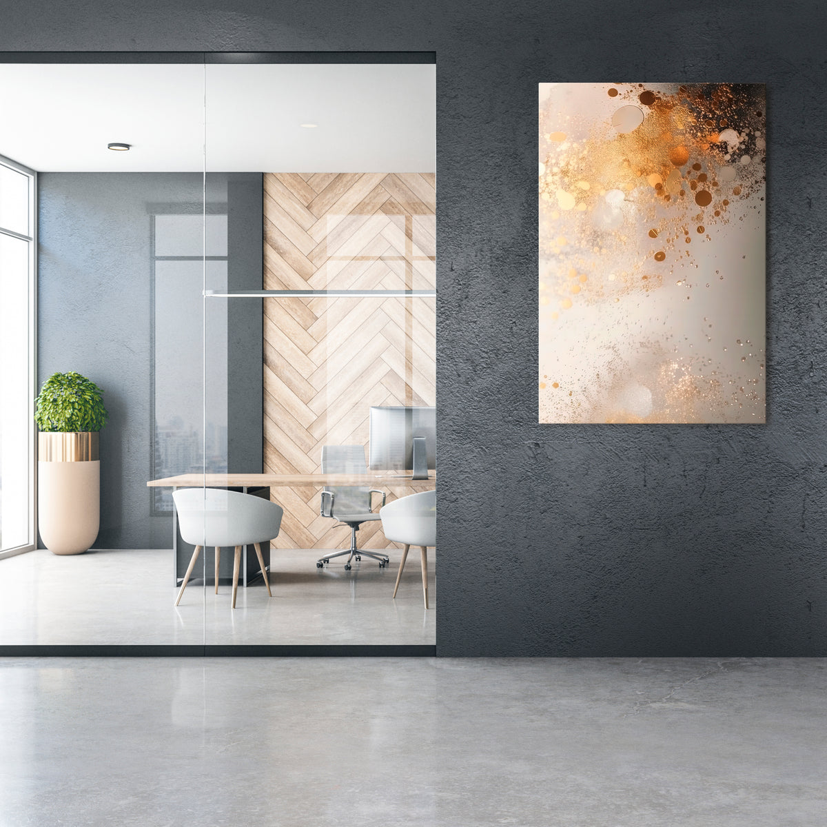 PRECIOUS CADENCE Quadro em tela vertical