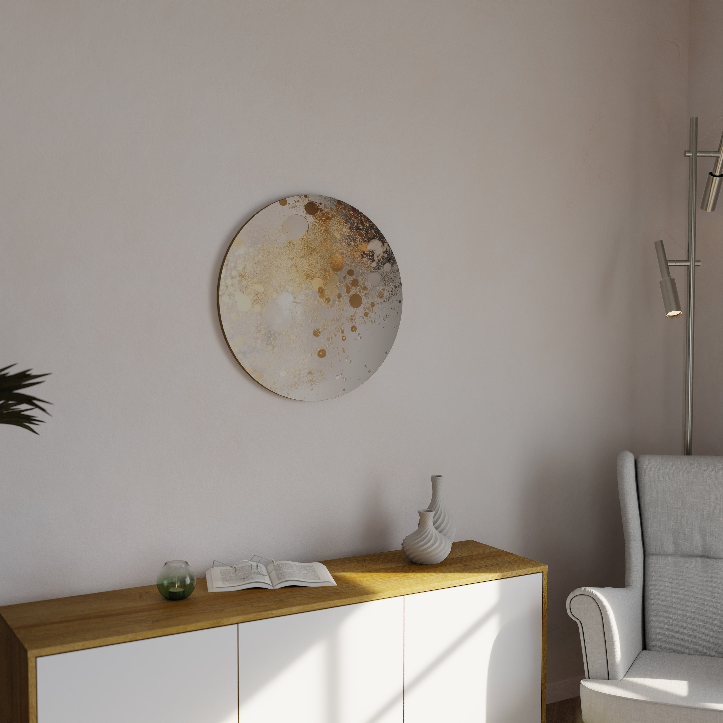 PRECIOUS CADENCE Quadro Redondo Decorativo