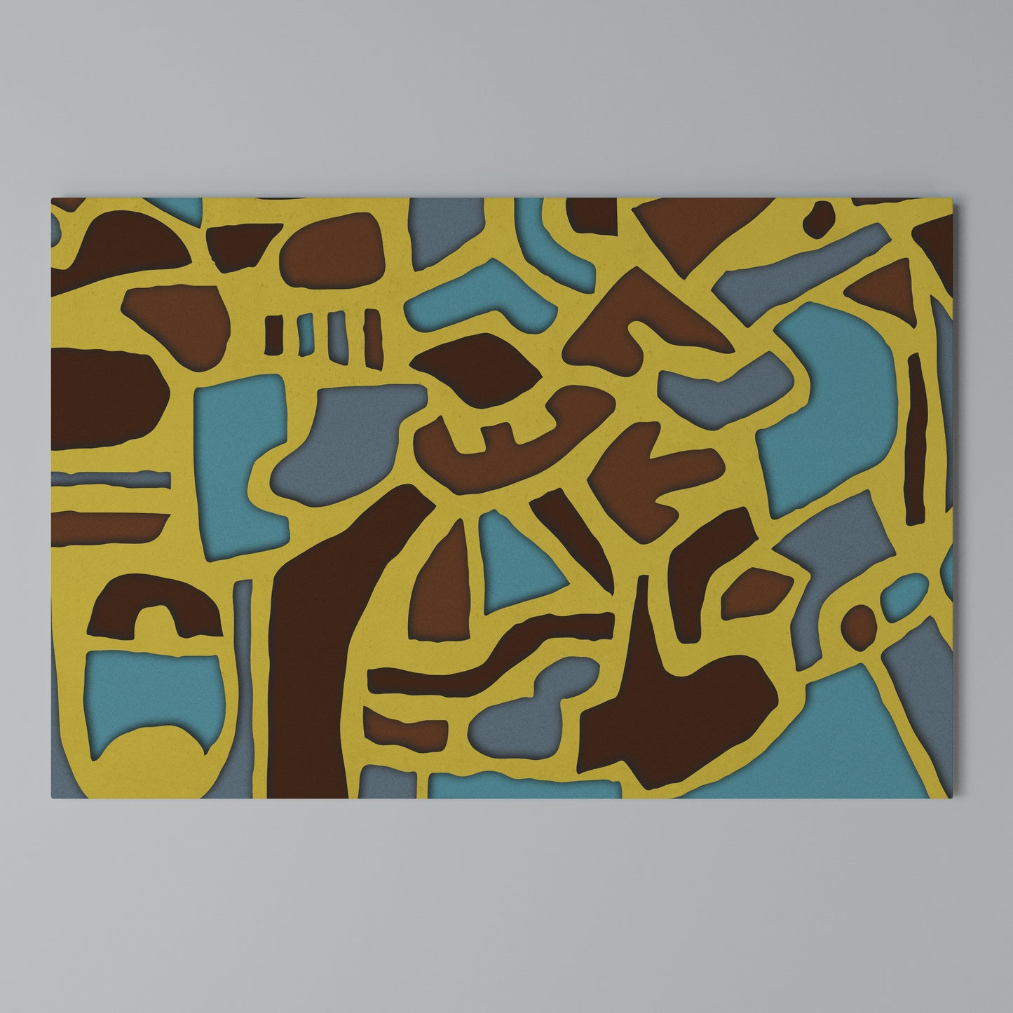 ASSYMETRICAL HARMONY Horizontal Canvas Print