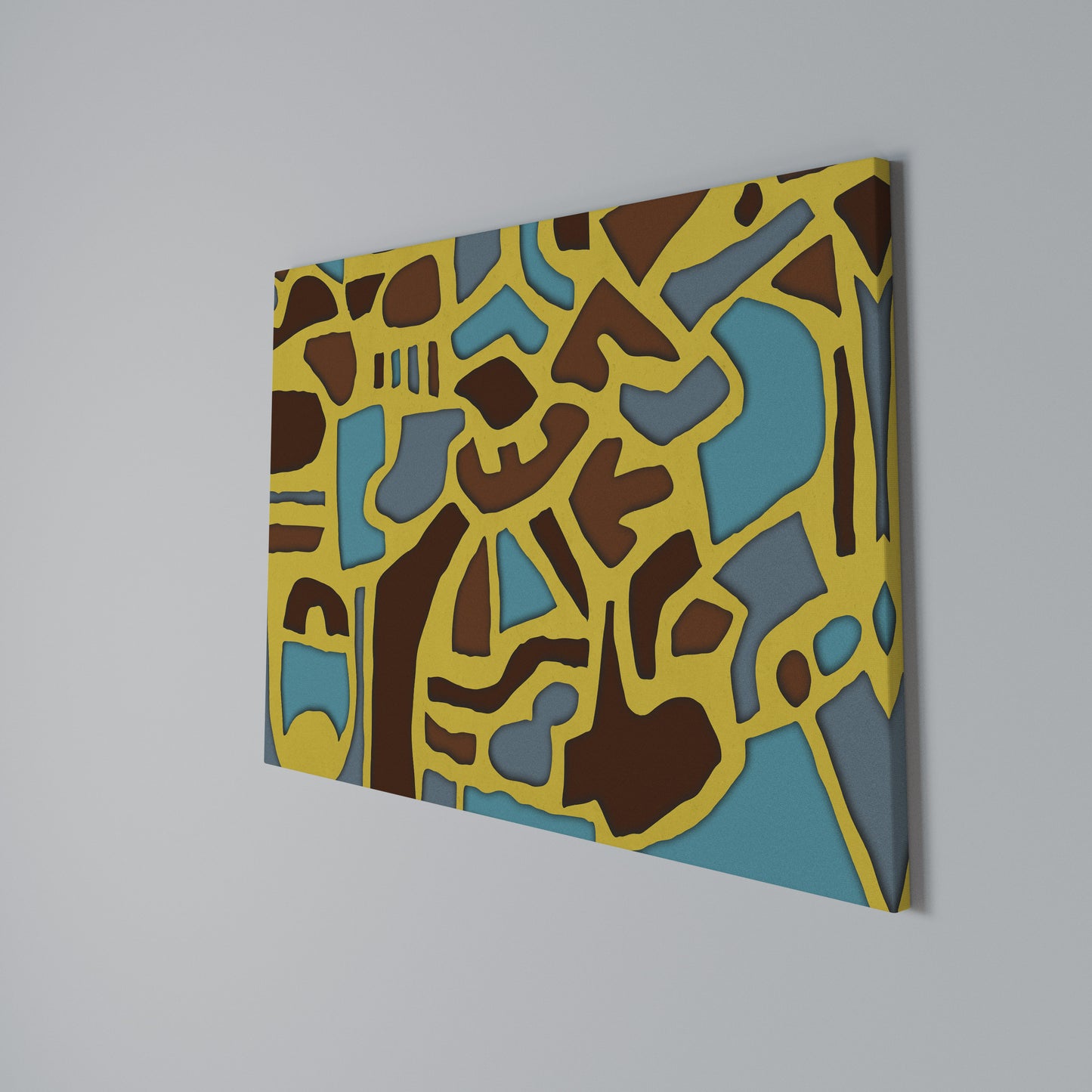 ASSYMETRICAL HARMONY Horizontal Canvas Print
