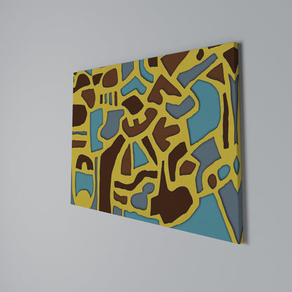ASSYMETRICAL HARMONY Horizontal Canvas Print