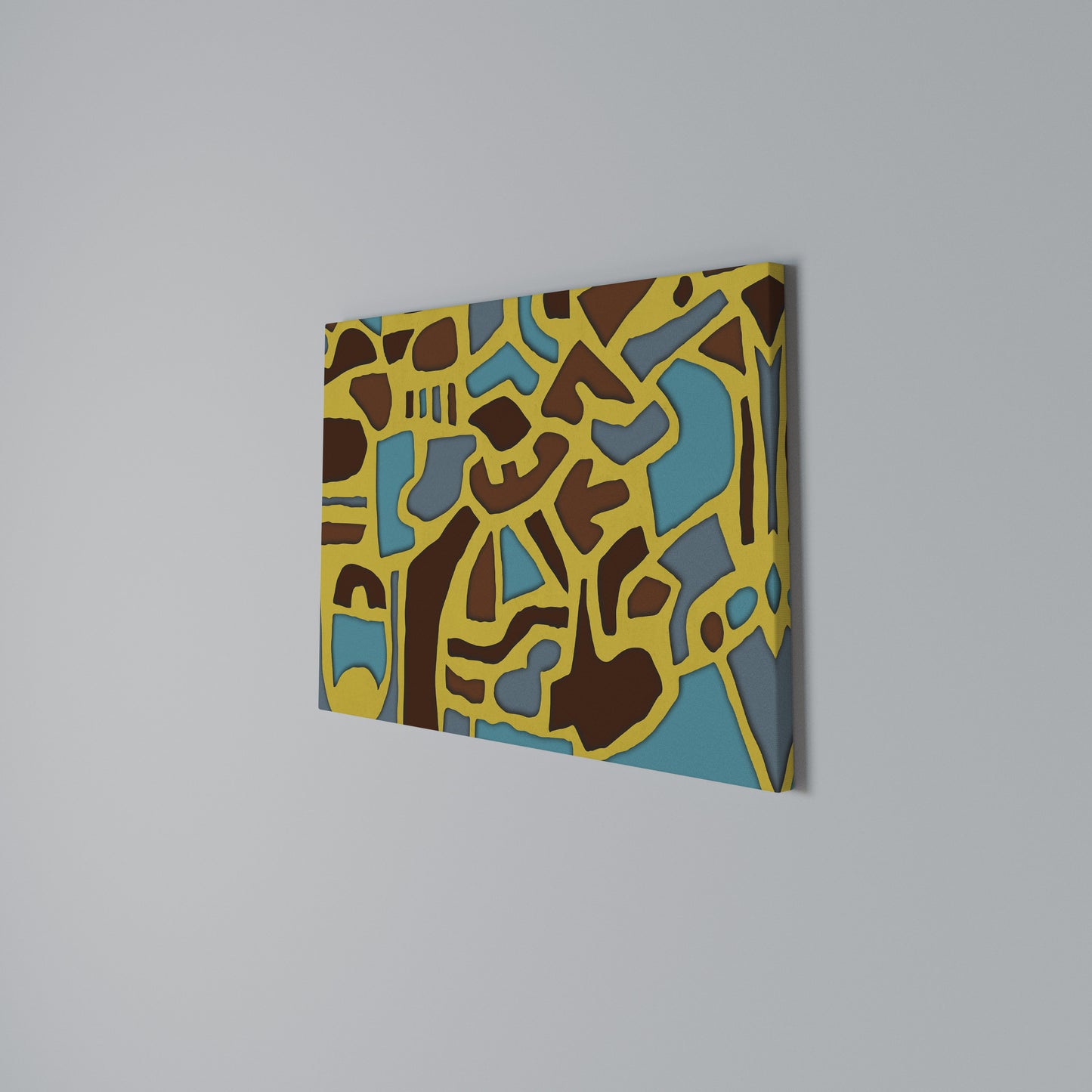 ASSYMETRICAL HARMONY Horizontal Canvas Print