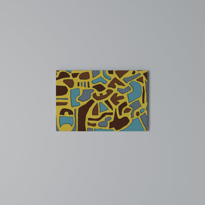 ASSYMETRICAL HARMONY Horizontal Canvas Print