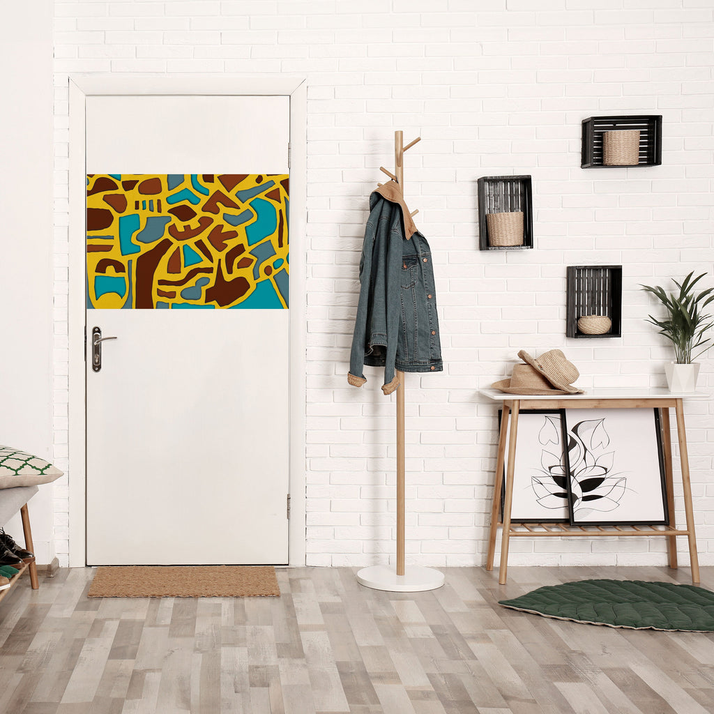 ASSYMETRICAL HARMONY Peel and Stick Horizontal Poster