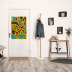 ASSYMETRICAL HARMONY Peel and Stick Vertical Poster