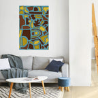 SHAPE EXTRAVAGANZA Peel and Stick Vertical Poster