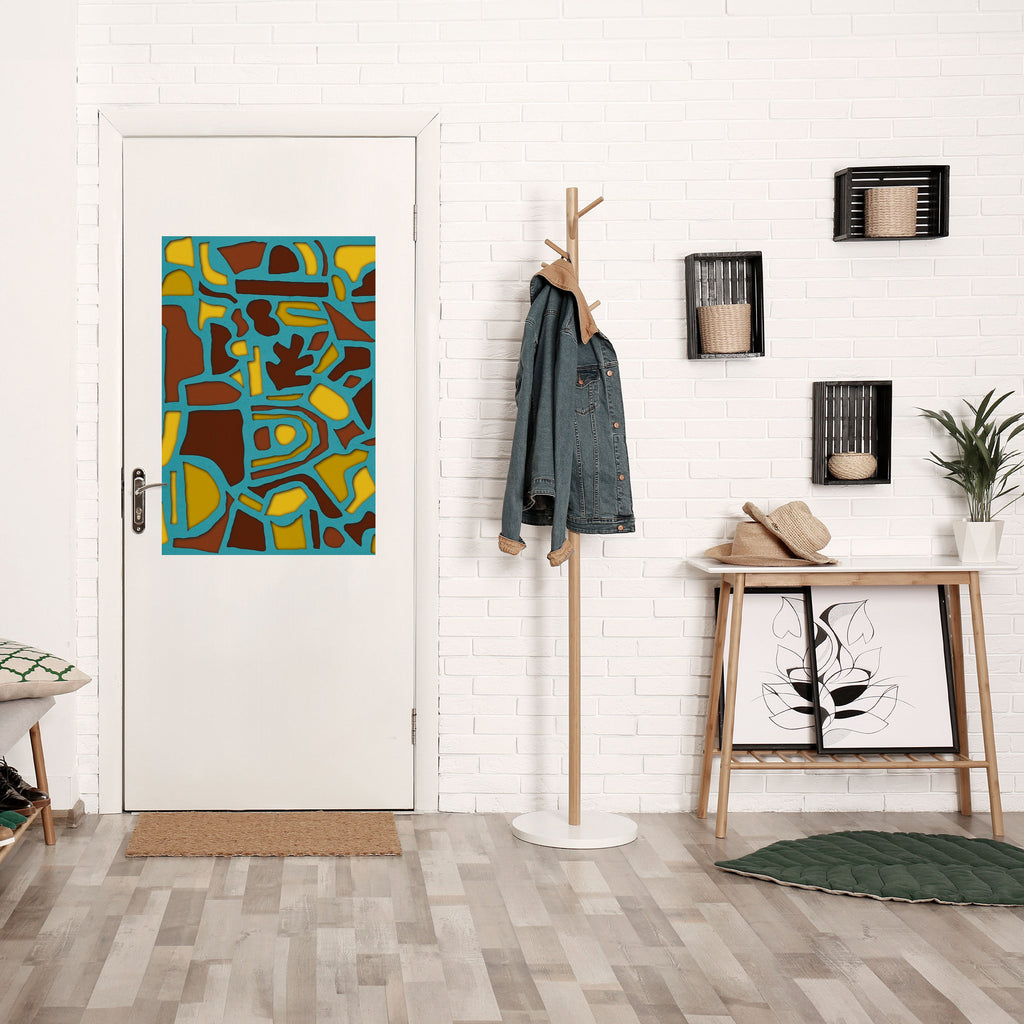 SHAPE EXTRAVAGANZA Peel and Stick Vertical Poster